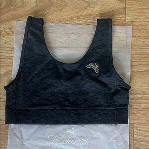 Tracksmith Black Sports Bra